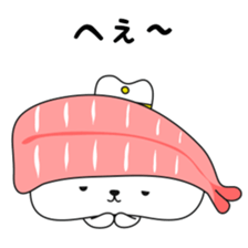 Sushi of bear sticker #12732790