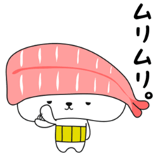Sushi of bear sticker #12732791