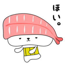 Sushi of bear sticker #12732792