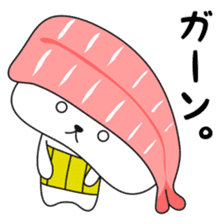 Sushi of bear sticker #12732793