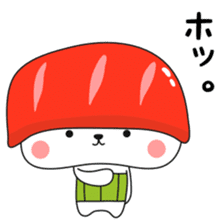 Sushi of bear sticker #12732797