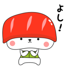 Sushi of bear sticker #12732803