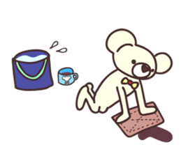 chi-chan the polar bear sticker #12732900