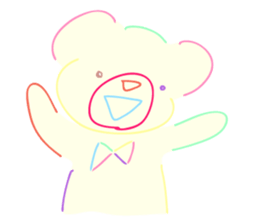 chi-chan the polar bear sticker #12732905