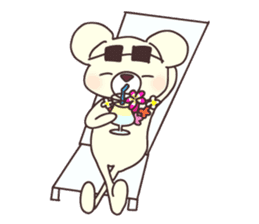 chi-chan the polar bear sticker #12732924