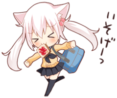 husky dog sticker #12733053