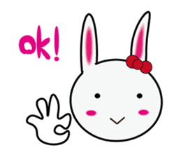 Lisa rabbit(Everyday language papers) sticker #12733898
