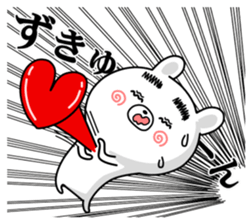 Thick eyebrows of bear sticker #12734231