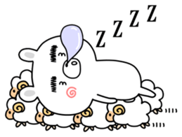 Thick eyebrows of bear sticker #12734253