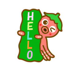 Cherry tomato octopus sticker #12736073