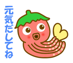 Cherry tomato octopus sticker #12736083