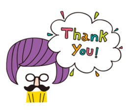 hanamegane girl ver.3 sticker #12736599