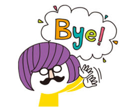 hanamegane girl ver.3 sticker #12736601