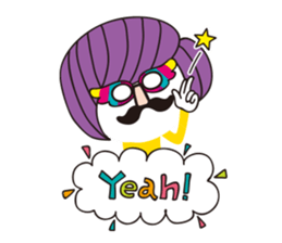 hanamegane girl ver.3 sticker #12736602