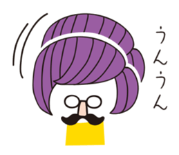 hanamegane girl ver.3 sticker #12736607