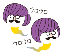 hanamegane girl ver.3 sticker #12736609