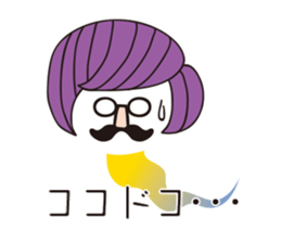 hanamegane girl ver.3 sticker #12736610