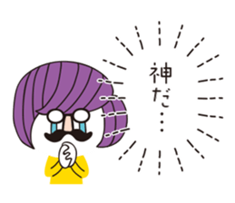 hanamegane girl ver.3 sticker #12736617