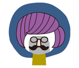 hanamegane girl ver.3 sticker #12736621