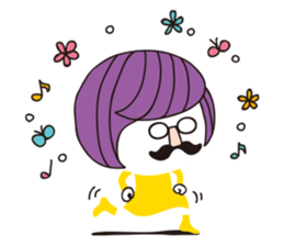 hanamegane girl ver.3 sticker #12736634