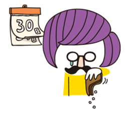 hanamegane girl ver.3 sticker #12736636