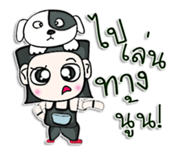 Hi! My name Hiroshi. I love a dog.^^ sticker #12737007