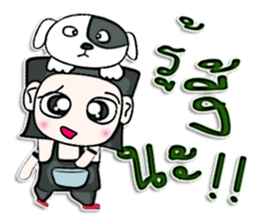 Hi! My name Hiroshi. I love a dog.^^ sticker #12737019