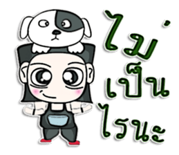 Hi! My name Hiroshi. I love a dog.^^ sticker #12737020