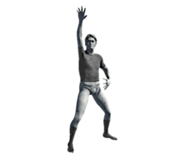 Daily life of the ancient sculpture sticker #12737238