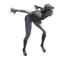 Daily life of the ancient sculpture sticker #12737242