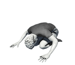 Daily life of the ancient sculpture sticker #12737248