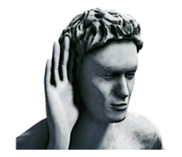 Daily life of the ancient sculpture sticker #12737256