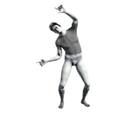 Daily life of the ancient sculpture sticker #12737258