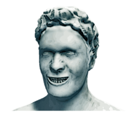 Daily life of the ancient sculpture sticker #12737261