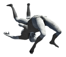 Daily life of the ancient sculpture sticker #12737264