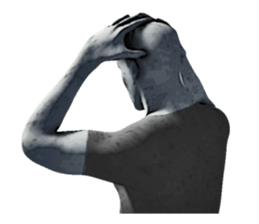 Daily life of the ancient sculpture sticker #12737270