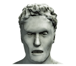 Daily life of the ancient sculpture sticker #12737272