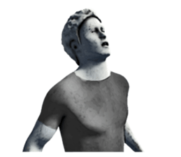 Daily life of the ancient sculpture sticker #12737274