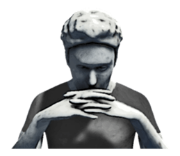 Daily life of the ancient sculpture sticker #12737275