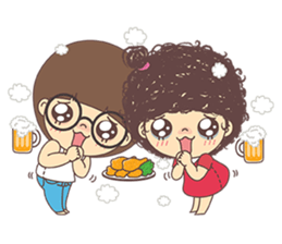 Cynical Chu & Sweet Cha's epic times sticker #12738228