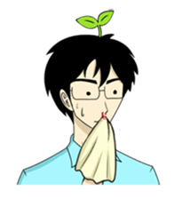 Plant boy and Dr.Plant sticker #12739002