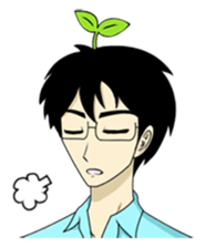 Plant boy and Dr.Plant sticker #12739003