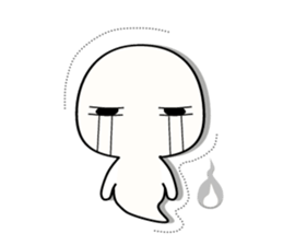 This world is hateful ghost sticker sticker #12739026