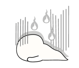 This world is hateful ghost sticker sticker #12739029