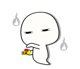 This world is hateful ghost sticker sticker #12739030