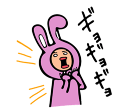 creepy ccute Rabbit sticker #12739169