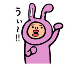 creepy ccute Rabbit sticker #12739172