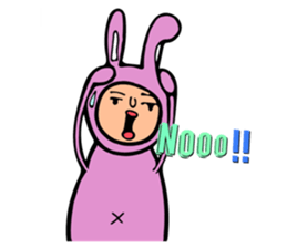 creepy ccute Rabbit sticker #12739175