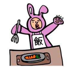 creepy ccute Rabbit sticker #12739184