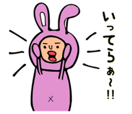 creepy ccute Rabbit sticker #12739194
